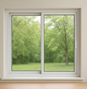 Aluminum Sliding Window 24"Wx24"H
